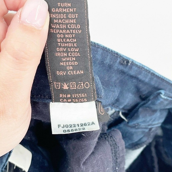 Jen7 7FAM Trouser Skinny Denim Crop Jean Sz 6 - Picture 10 of 10